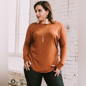 The New Blak Penelope Top in Copper